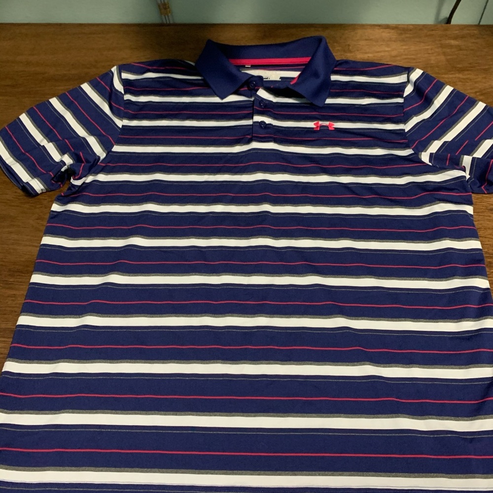 Bundle of 4 Golf Shirts Nike, UA, Adidas